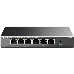 Коммутатор TP-Link 4-port 10/100Mbps Unmanaged PoE+ Switch with 2 10/100Mbps uplink ports, meta case, desktop mount, 4 802.3af/at compliant PoE+ port, 2 10/100Mbps uplink ports, DIP switches for Extend mode, Isolation mode and Priority mode, up to 250m PoE power supply, фото 1
