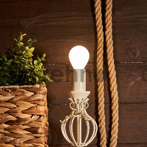 Лампа филаментная REXANT Шарик GL45 9.5 Вт 915 Лм 4000K E14 матовая колба