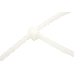 Хомут-стяжка кабельная нейлоновая REXANT 60 x2,5 мм, белая, упаковка 100 шт., фото 2