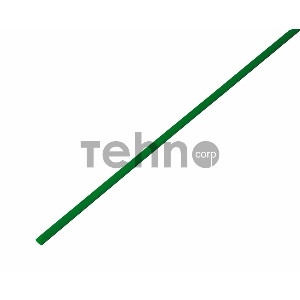 Трубка термоусадочная 3.0/1.5 1м зел. Rexant 20-3003