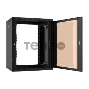 Шкаф коммутационный C3 Solutions WALLBOX 6-63 B (NT084684) настенный 6U 600x350мм пер.дв.стекл направл.под закл.гайки 110кг черный 300мм 13кг 340мм IP20 сталь