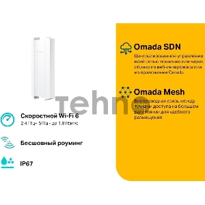 Точка доступа AX1800 Indoor/Outdoor Dual-Band Wi-Fi 6 Access Point