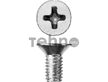 Винт DIN 965, M5 x 12 мм, 5 кг, кл. пр. 4.8, оцинкованный, ЗУБР