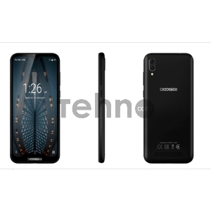 Смартфон Doogee Doogee X90 Gold, 6.1 19:9 600x1280, 1.3GHz, 4 Core, 1GB RAM, 16GB, up to 128GB flash, 5Mpix+8Mpix/5Mpix, 2 Sim, 2G, 3G, BT, Wi-Fi, GPS, Micro-USB, 3400mAh, Android 9.0 (Pie), 150g, 153.9x72.8x9.9, Waterdrop Screen, Face Unlock