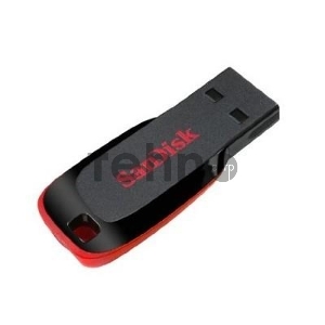 Флеш Диск Sandisk 32Gb Cruzer Blade SDCZ50-032G-B35 USB2.0 черный/красный