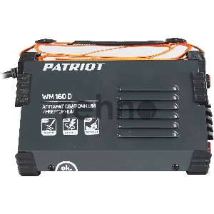 Сварочный аппарат Patriot WM160D инвертор ММА 6.8кВт