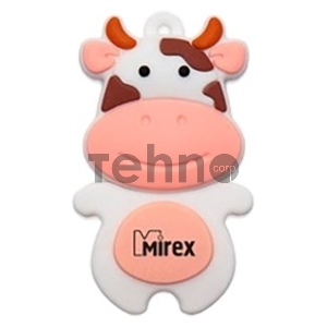 Флеш Диск 16GB Mirex Cow, USB 2.0, Персиковый