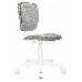 Кресло детское Бюрократ CH-W204NX серый Light-19 крестовина пластик пластик белый, фото 1