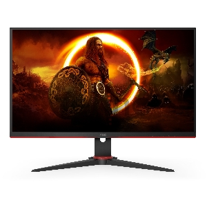 МОНИТОР 23.8 AOC 24G2SPAE Black-Red (IPS, 1920x1080, 165Hz, 1 ms, 178°/178°, 300 cd/m, 80M:1, +2xHDMI 1.4, +DP)