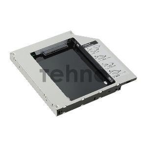Мобил рек AgeStar SSMR2S, для замены привода в ноутбуке на 2,5, SATA, black Мобил рек AgeStar SSMR2S, для замены привода в ноутбуке на 2,5, SATA, black