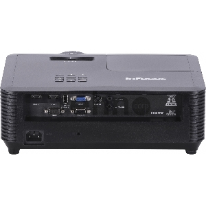 Проектор INFOCUS IN114BB (Full 3D) DLP, 3800 ANSI Lm, XGA, (1.94-2.16:1), 30000:1, 2xHDMI 1.4, 1хVGA in, 1хVGA out, S-video, Audio in, Audio out, USB-A (power), 10W, лампа до 15000ч., 2.6 кг