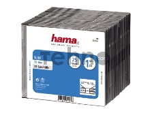 Коробка Hama на 1CD/DVD H-51167 Slim Box прозрачный (упак.:25шт)