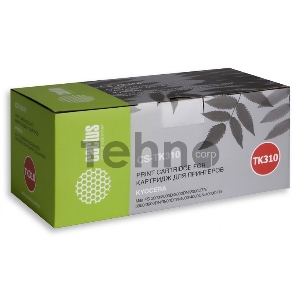 Тонер-картридж Cactus CS-TK310 для принтера Kyocera Mita FS 2000, черный, 12000 стр. (туба, 480 г.)