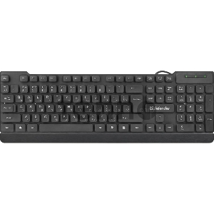 Клавиатура USB DEFENDER ELEMENT HB-190 RU BLACK 45191