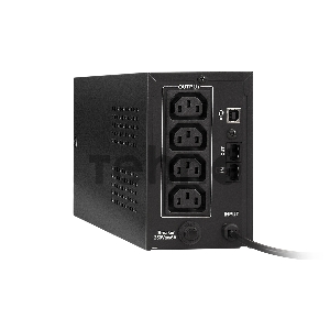 Источник бесперебойного питания ExeGate EP285539RUS SpecialPro UNB-850.LED.AVR.C13.RJ.USB <850VA/480W, LED, AVR, 4*IEC-C13, RJ45/11, USB, Black>