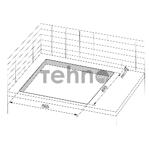 Газовая варочная поверхность Hansa BHKS620531 черный