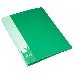 Папка на 2-х D-кольцах Бюрократ -0840/2DGRN A4 пластик 0.8мм кор.40мм внут.и торц.карм зеленый, фото 2