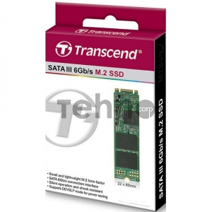Твердотельный диск 480GB Transcend MTS820, 3D NAND, M.2, SATA III [R/W - 560/520 MB/s]