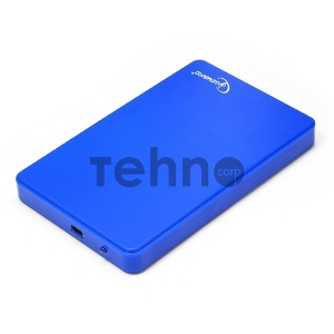 Контейнер для HDD Gembird EE2-U2S-40P-B Внешний корпус 2.5 Gembird EE2-U2S-40P-B, синий, USB 2.0, SATA, пластик