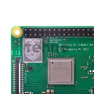 Raspberry Pi 3 Model B+ (RA433, E14 Version) Retail, 1GB RAM, Cortex-A53 (ARMv8) 64-bit SoC @ 1.4GHz Broadcom BCM2837B0 CPU, WiFi, Bluetooth, 40-pin extended GPIO, 4x USB 2.0, HDMI, CSI camera port, DSI displ.port, MicroSD port (137-3331) , (БП и корпус