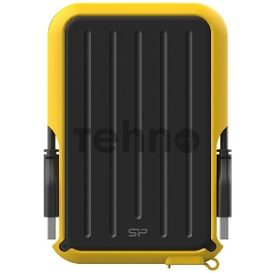 Внешний жесткий диск 4TB Silicon Power  Armor A66, 2.5, USB 3.2, Желтый