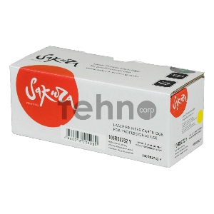 Картридж SAKURA 106R02762  для Xerox WorkCentre 6027, WorkCentre 6025, Phaser 6022, Phaser 6020, желттый, 1000 к.