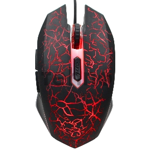 Мышь Оклик 896G черный оптическая (12800dpi) USB для ноутбука (5but)