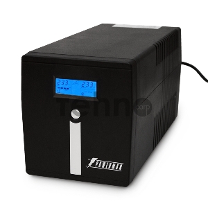 Источник бесперебойного питания PowerMan Smart Sine 1000 black (Pure Sine Wave/LCD Display/USB/Software/RJ11/45)