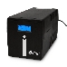 Источник бесперебойного питания PowerMan Smart Sine 1000 black (Pure Sine Wave/LCD Display/USB/Software/RJ11/45), фото 3