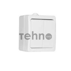 Выключатель 2-кл. ОП Аллегро 10А IP54 бел. UNIVersal 5563491