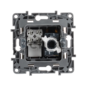 Розетка RJ11+RJ45 к. 5 UTP, сл. кость ETIKA Розетка RJ11+RJ45 к. 5 UTP, сл. кость