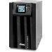Источник бесперебойного питания PowerMan Online 2000VA Black (Online-Double conversion/LCD Display/USB/Software/RJ11/45,RS-232), фото 3