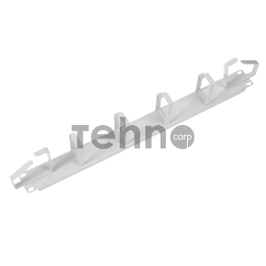 Кабельный органайзер Горизонтальный ЦМО ГКО-2-6 односторонний кольца 2U шир.:19