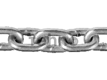 Цепь короткозвенная, DIN 766, оцинкованная сталь, d=2мм, L=200м, ЗУБР Профессионал