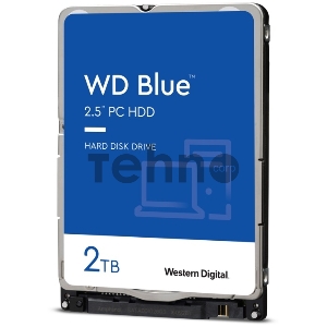 Жёсткий диск WD Blue™ WD20SPZX 2ТБ 2,5 5400RPM 128MB (SATA-III) Mobile