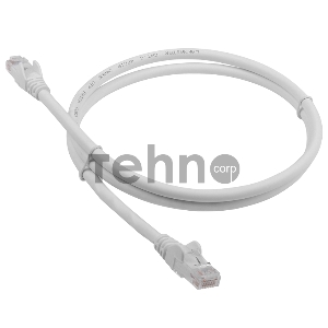 Патч-корд LANMASTER LSZH UTP кат.6, 1.0 м, серый