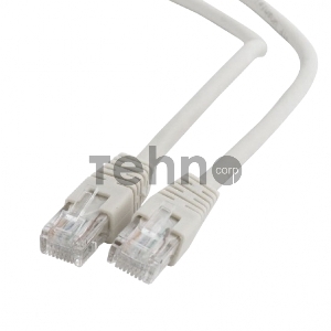 Патч-корд UTP Cablexpert PP6U-1M кат.6, 1м, литой, многожильный (серый)