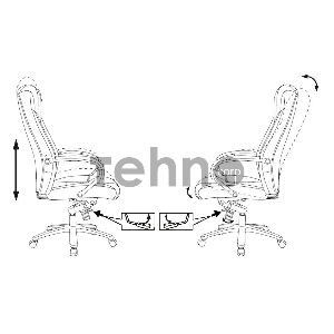 Кресло руководителя Бюрократ T-9924SL светло-коричневый Leather Eichel кожа крестовина металл хром