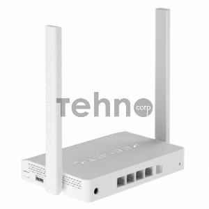Роутер беспроводной Keenetic DSL (KN-2010) с модемом VDSL2/ADSL2+, Mesh Wi-Fi N300, 4-портовым Smart-коммутатором и портом USBИнтернет-центр