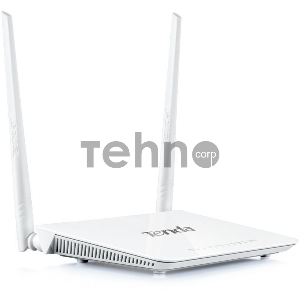 Сетевое оборудование TENDA D301 xDSL маршрутизатор ADSL2+ 802.11n, до300Мбит/с, 2TX2R, 4х100Мбит/с, USB порт с функцией принтсервера, несъемные антенны