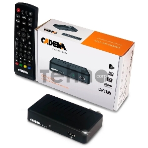Ресивер DVB-T2 Cadena CDT-1712 (TC) черный