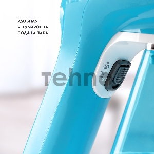 Отпариватель ручной Galaxy LINE GL6194, голубой(4шт) Отпариватель  для одежды, мощность 1300 Вт, насадка-щетка для очистки, время нагрева до 20 секунд, индикатор нагрева, защита от перегрева, объем резервуара для воды 300 мл, постоянная подача пара до 25 