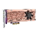 Плата расширения QNAP QM2-2P-244A Dual M.2 22110/2280 SATA SSD expansion card (PCIe Gen2 x2), Low-profile bracket pre-loaded, Low-profile flat and Full-height are bundled (shorter version to support TVS-x82/TS-x77 PCIe slot 2 & slot 3), фото 2