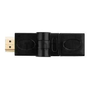 Переходник Gembird Переходник HDMI-HDMI  19F/19M, вращающийся на 180 град, золотые разъемы, пакет A-HDMI-FFL2