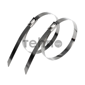 Хомут-стяжка стальной 300x7,9 мм, упаковка 100 шт. REXANT