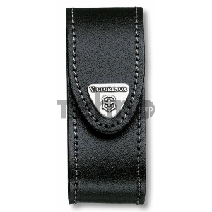 Чехол из нат.кожи Victorinox Leather Belt Pouch (4.0520.31) черный с застежкой на липучке/повор.креп.на ремень без упаковки