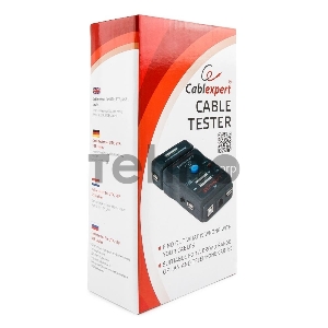 Тестер LAN Cablexpert NCT-2, 100/1000 Base-TX,  для UTP, STP, RJ-11, USB-кабеля