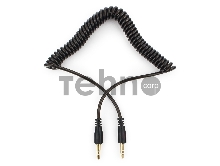 Кабель аудио Cablexpert CCA-405-6, джек3.5 / джек3.5, 2м, спиральный