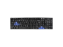 Клавиатура ExeGate EX283618RUS Professional Standard LY-402N (USB, полноразмерная, 102кл, 8 голубых клавиш, черная, Color box)