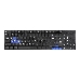 Клавиатура ExeGate EX283618RUS Professional Standard LY-402N (USB, полноразмерная, 102кл, 8 голубых клавиш, черная, Color box), фото 1